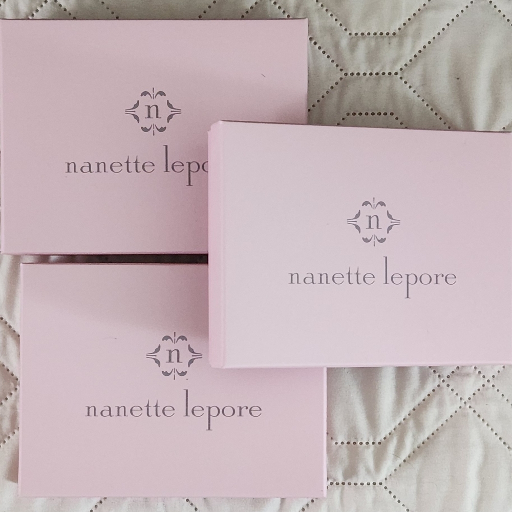 Nanette Lepore Women's Card Holder & Coin Wallet - Pink, Gray, Black - Picture 7 of 7